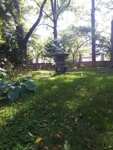 新琴似神社の庭園