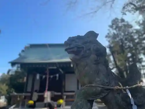 大沼神社の狛犬