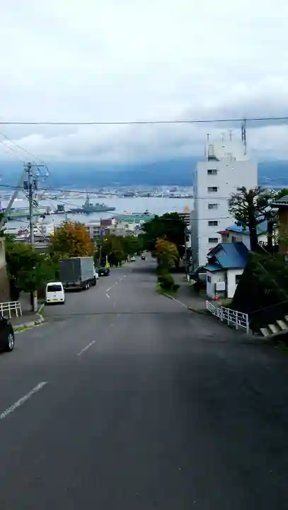 函館八幡宮の周辺