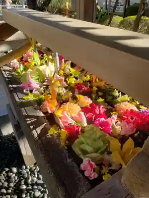 鳩森八幡神社の手水舎