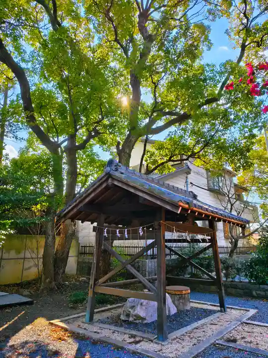 天武天皇社の手水舎