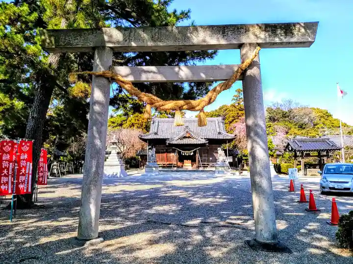 神明社(駒場神明社)の鳥居