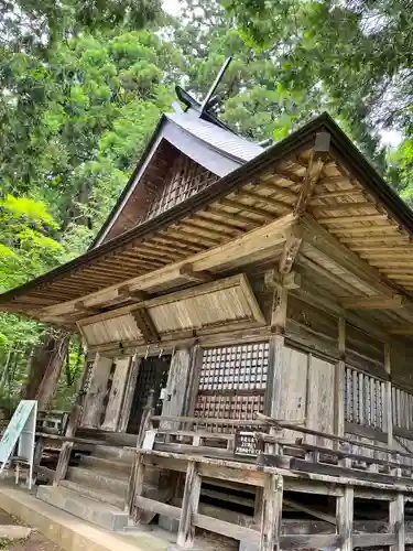 戸隠神社火之御子社の本殿・本堂