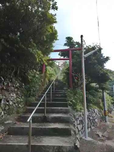 西古見金刀比羅神社の鳥居