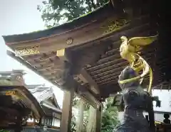 宇倍神社の狛犬