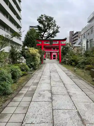 成子天神社の鳥居