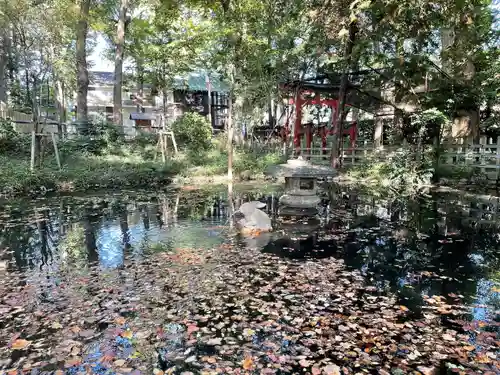 調神社の庭園