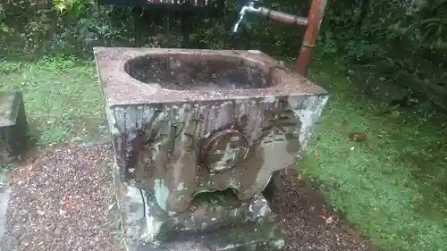 新宮寺の手水舎