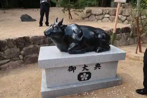 天満神社の像