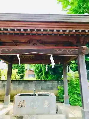 野木神社の手水舎