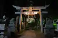 夏井諏訪神社の鳥居