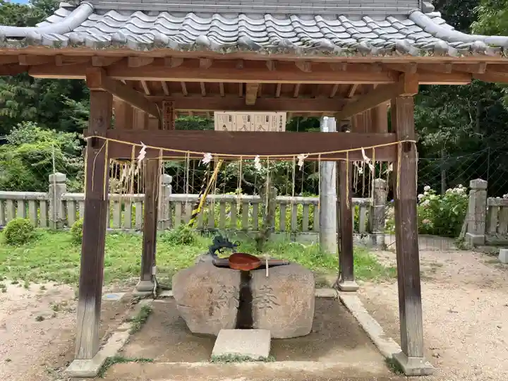 若狭野天満神社の手水舎