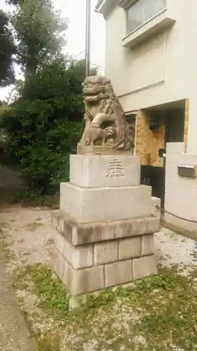 八幡神社の狛犬