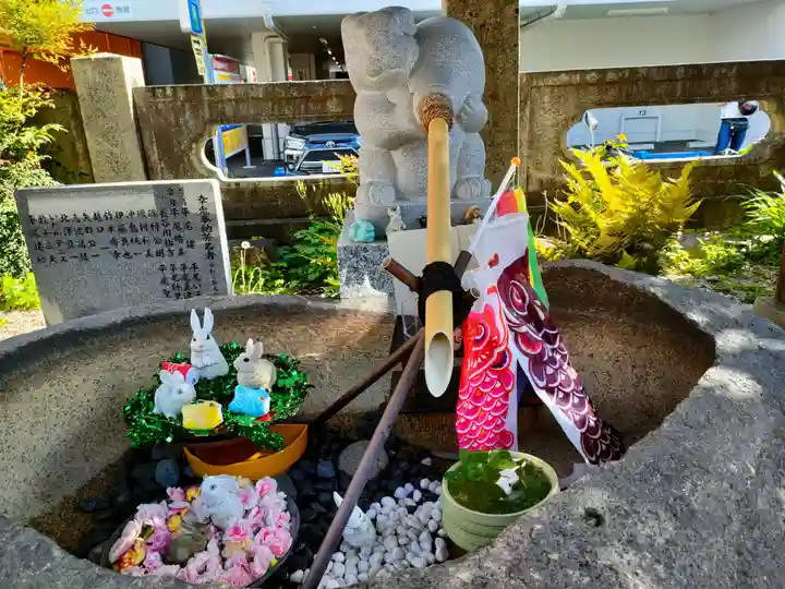 三輪神社の手水舎