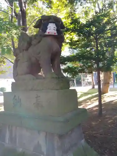 北広島市総鎮守　廣島神社の狛犬