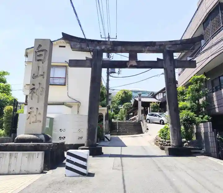 白山神社の{uncategorized: "未分類", other: "その他", undefined: "問題あり", building: "その他建物", grave: "お墓", sacred_gate: "鳥居", guardian: "狛犬", statue: "像", buddha: "仏像", history: "歴史", nature: "自然", garden: "庭園", animal: "動物", pagoda: "塔", temizu: "手水舎", mountain_gate: "山門・神門", sanctuary: "本殿・本堂", subordinate: "末社・摂社", art: "芸術", scenery: "景色", jizo: "地蔵", ema: "絵馬", goshuin: "御朱印", omikuji: "おみくじ", items: "授与品その他", amulet: "お守り", goshuincho: "御朱印帳", eats: "食事", festival: "お祭り", votive_dance: "神楽", shichigosan: "七五三参", wedding: "結婚式", experience: "体験その他", initially: "初詣", around: "周辺", anti_infection: "感染症対策"}
