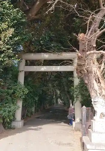 岩槻久伊豆神社の鳥居