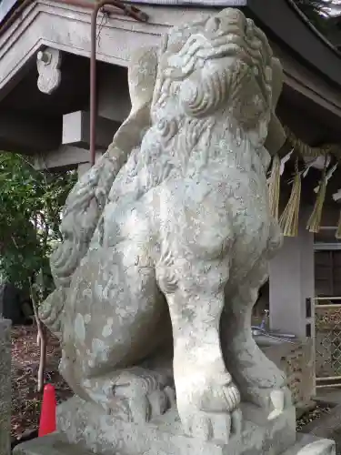 津田八幡神社の狛犬