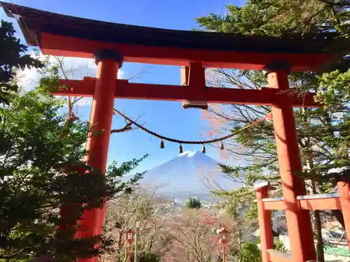 新倉富士浅間神社の鳥居