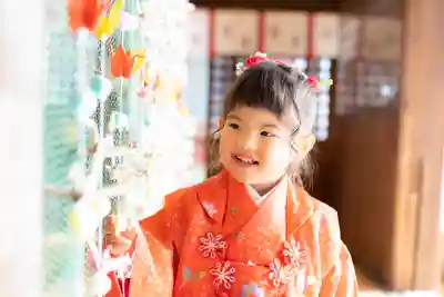 三津厳島神社の七五三参