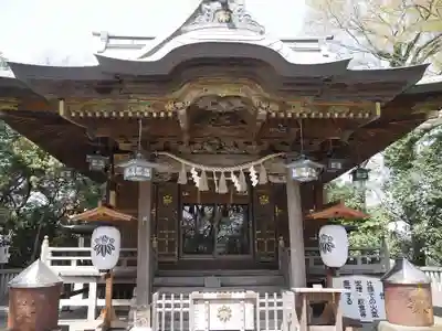 白旗神社の本殿・本堂