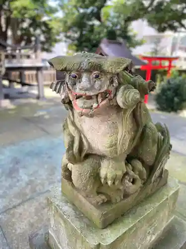 八幡橋八幡神社の狛犬