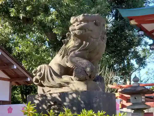 多摩川浅間神社の狛犬