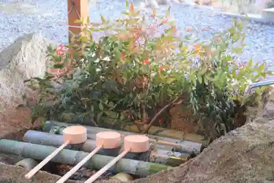 阿久津「田村神社」(郡山市阿久津町)旧社名:伊豆箱根三嶋三社の手水舎