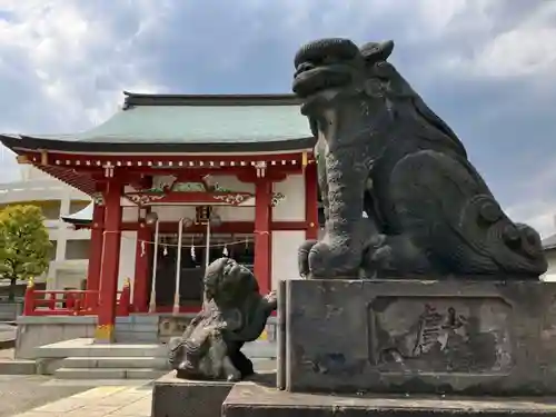 小松川神社の狛犬