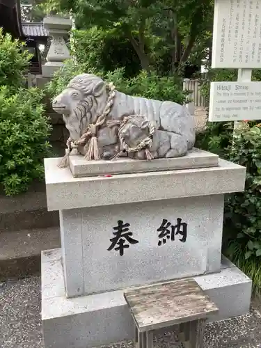 羊神社の狛犬
