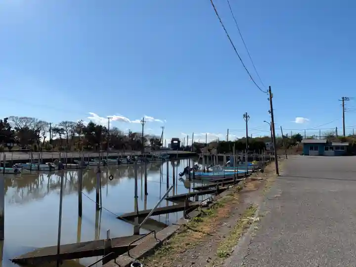 綿津見神社の周辺