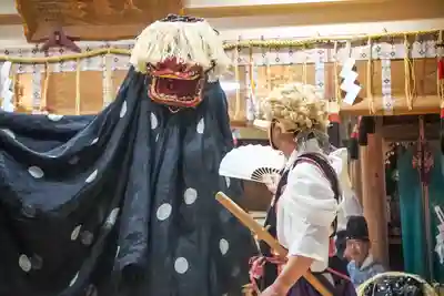 尻岸内八幡神社のお祭り