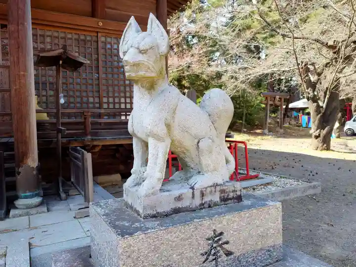 石森稲荷神社の狛犬