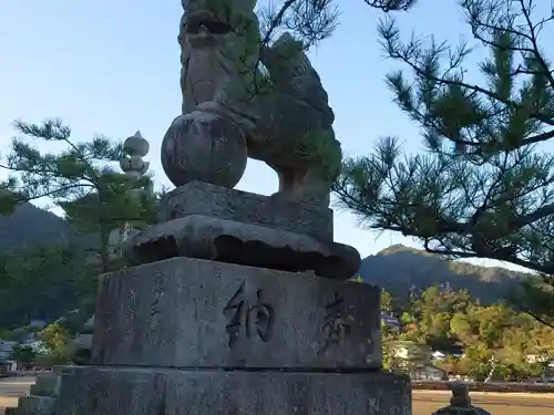 厳島神社の狛犬