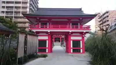 成子天神社の山門・神門