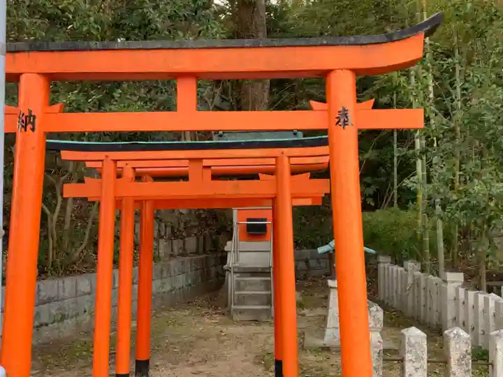 神本神社の鳥居