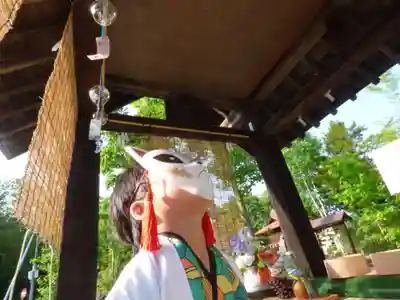 留辺蘂神社の手水舎