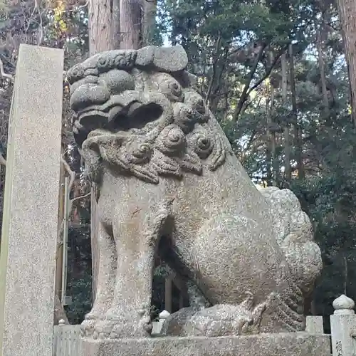 田村神社の狛犬