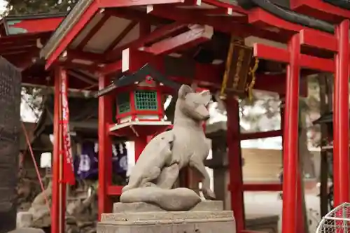 花園神社の狛犬