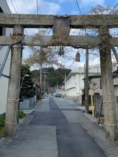 桑山八幡宮の鳥居