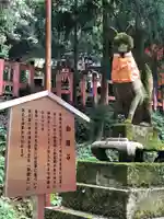 伏見稲荷大社 御膳谷奉拝所の狛犬