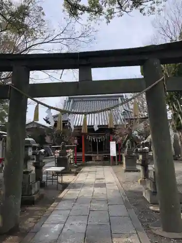 龍ケ崎八坂神社の鳥居