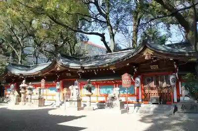 杭全神社の本殿・本堂