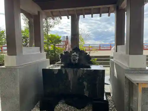 多摩川浅間神社の手水