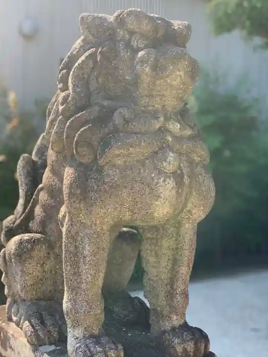 金攫八幡宮の狛犬