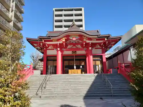 成子天神社の本殿・本堂