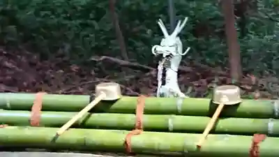 息栖神社の手水舎