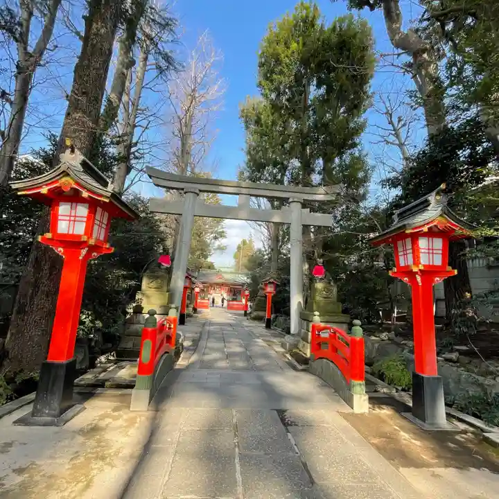 馬橋稲荷神社の鳥居
