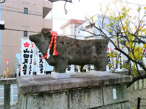 山田天満宮の狛犬