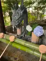 蝮ヶ池八幡宮の手水舎